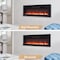 Edendirect 36'' Freestanding and Wall Mounted Electric Fireplace, 9 Kinds of Flame Color, Black EF456B - alternate 4
